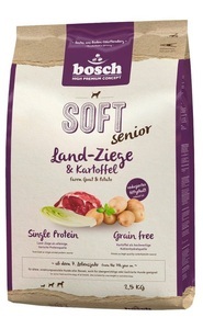Bosch HPC Soft, Sparpaket: bosch 2 x Großgebinde - Soft Senior Ziege + Kartoffel (3 x 2,5 kg)