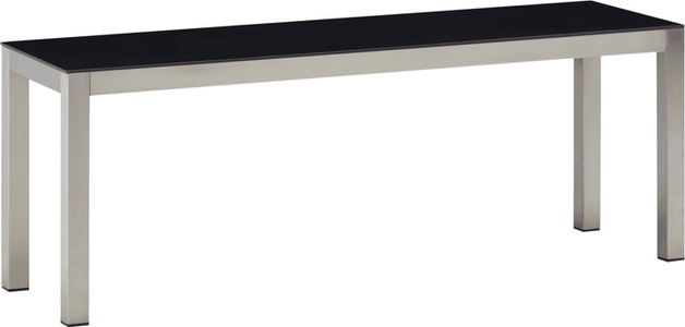 Do it + Garden, LOCARNO, 140 cm, Gestell Edelstahl, Platte Keramik Sitzbank, 