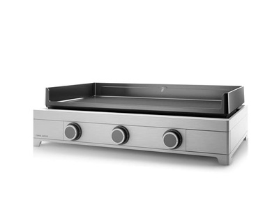 Nouvel, Forge Adour Plancha Modern, Gas, 75 cm, Inox, Forge Adour Plancha Modern Gas | 75 × 55 × 24 cm | 3 Brenner
