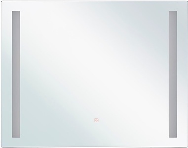Beliani, Beliani Badspiegel mit LED-Beleuchtung rechteckig 60 x 70 cm LIRAC, Beliani Badspiegel mit LED-Beleuchtung rechteckig 60 x 70 cm LIRAC