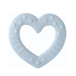 BIBS, BIBS® Beißring Baby Bitie Heart ab 3 Monaten Baby Blue, BIBS Baby Bitie Beissring Heart Baby Blue (1 Stk)