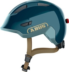 ABUS, Abus Smiley 3.0 ACE LED Velohelm blau, Abus Smiley 3.0 ACE LED Velohelm blau