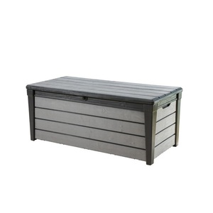Keter, KETER Kissenbox BRUSHWOOD, Keter Brushwood Kissenbox, Grau, 455L, 145x69,7x60,3cm