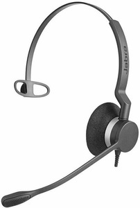 Jabra, Jabra BIZ™2300 Telefon-Headset QD (Quick Disconnect) schnurgebunden Over Ear Schwarz, Jabra BIZ 2300 QD Mono - Headset