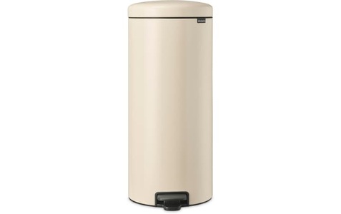 BRABANTIA, BRABANTIA - Abfalleimer NEWICON - Kunststoff - beige - 29.3/29.3/67.9 cm, Brabantia Mülleimer »NewIcon 30 Liter«, 1 Behälter