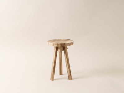 Marein, Marein aus Holz Deko Hocker, Esmée Hocker »Dekohocker«