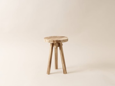 Marein, Marein aus Holz Deko Hocker, Esmée Hocker »Dekohocker«