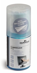 Durable, DURABLE Reinigungsspray und Tuch, Durable Screenclean Spray Set, 582300, (200ml)