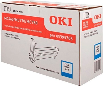 OKI, OKI Bildtrommel 45395703 Cyan, Oki Fotoleitereinheit, blau, 45395703, (30'000 Seiten)