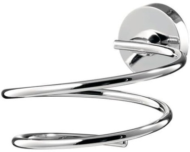 undefined, Chrom Sofia Haartrockner-Halterung, Diaqua - Föhnhalter Sofia verchromt, One Size