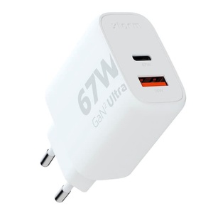 Xtorm, Xtorm GAN-Ladegerät XEC067 2-Port Weiss, Xtorm USB-Wandladegerät XEC067