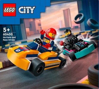 LEGO, 60400 Go-Karts mit Rennfahrern Multicolor, LEGO® Spielbausteine »Go-Karts mit Rennfahrern 60400«, (99 St.)