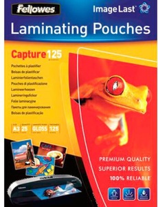 Fellowes, Fellowes 5396501 Laminating Pouches A3 25Pcs -, Fellowes Laminierfolie A3, 125 µm, 25 Stück, Glänzend