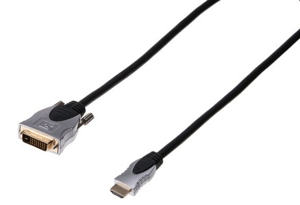 Schwaiger®, Schwaiger HDMI-Kabel HDMI - DVI 2,0m, Schwaiger HDMI DVI Kabel 2 m