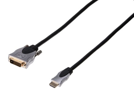 Schwaiger®, Schwaiger HDMI-Kabel HDMI - DVI 2,0m, Schwaiger HDMI DVI Kabel 2 m
