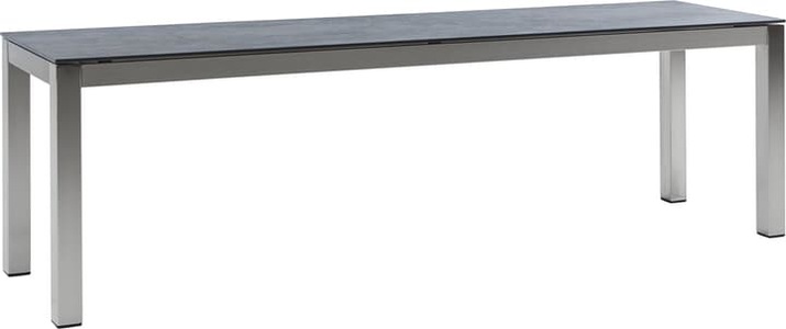 undefined, LOCARNO, 120 cm, Gestell Edelstahl, Platte Keramik Gartenbank, LOCARNO, 120 cm, Gestell Edelstahl, Platte Keramik Sitzbank