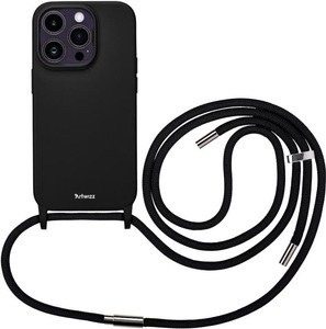 ARTWIZZ, Artwizz - iPhone 14 Pro Necklace Handykette Silikon Hülle HangOn (7030-3699) - Schwarz, 
