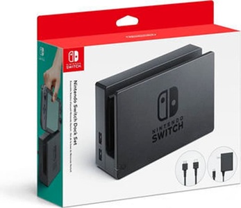 Nintendo, Nintendo Switch Dock Set Dockingstation, Nintendo Switch Dock Set - Stationsset (Schwarz)