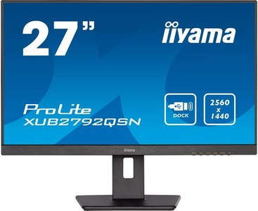 Iiyama, Iiyama PROLITE XUB2792QSN-B5 LED-Monitor 68.6 cm (27 Zoll) EEK E (A - G) 2560 x 1440 Pixel WQHD 4 ms HDMI®, DisplayPort,, 