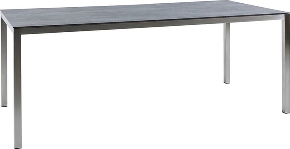 undefined, LOCARNO, 160 cm, Gestell Edelstahl, Keramik Gartentisch, LOCARNO, 160 cm, Gestell Edelstahl, Keramik Gartentisch