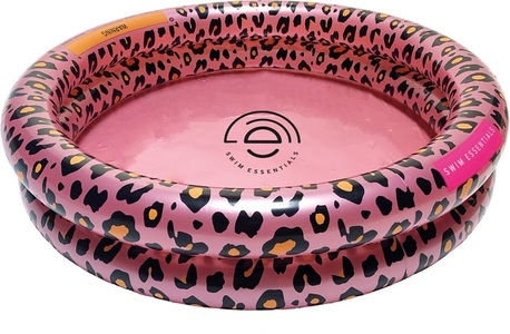 SWIM ESSENTIALS, Swim Essentials Printed Baby Pool Rose Gold Leopard 60 cm 2 rings, 