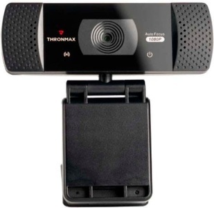 THRONMAX, THRONMAX Stream Go X1 Pro - Webcam (Schwarz), Thronmax Webcam GO X1 Pro 1080P Schwarz