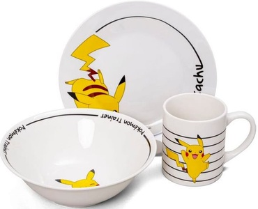 JOOJEE, JOOJEE Pokémon - Pikachu 2 - Frühstücksset (Mehrfarbig), JOOJEE Pokémon - Pikachu 2 Frühstücksset (Mehrfarbig)