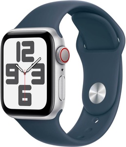 Apple, Apple Watch SE 2023 40 mm LTE Alu Sil Sport Sturmblau S/M Weitere, 
