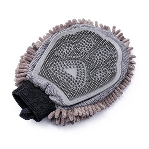 Dog Gone Smart, Dog Gone Smart Dirty Door Mitt grau, Dog Gone Smart Pflegehandschuh Dirty Dog Mitt grau (1 Stk)