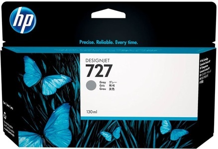 Hp, HP 727 Grau Designjet Druckerpatrone, 130 ml, HP 727 Original Tintenpatrone B3P24A Grau
