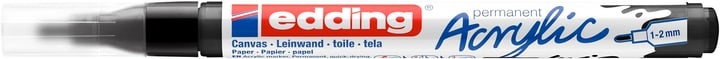 edding, EDDING Acrylmarker 5300 1-2mm 5300-901 tiefschwarz sdm