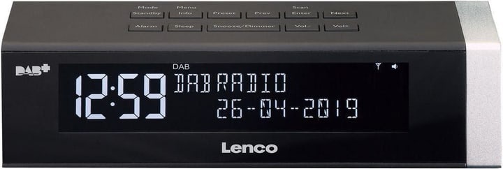 Lenco, Lenco Cr-630 - Radiowecker (Dab+, FM, Schwarz), Lenco Radiowecker CR 630BK Schwarz DAB Radio ? Internet