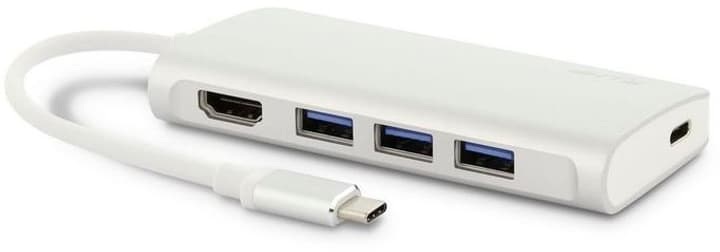 LMP, LMP Multiadapter USB Type-C - Hdmi 3.0 -C Adapter, LMP Multiadapter USB Type-C ? HDMI, USB 3.0, USB -C Silber