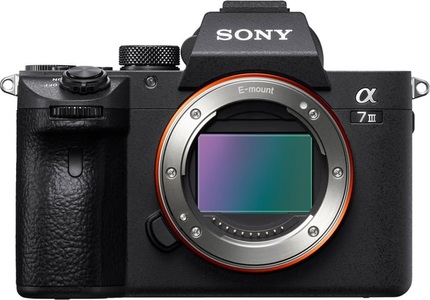 Sony, Sony Alpha A7 III Body Systemkamera, Sony - Alpha A7 III Spiegellose Kamera ohne Gehäuse, Schwarz