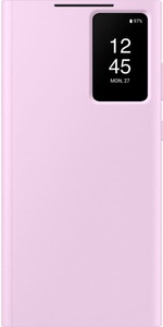 Samsung, SAMSUNG Smart View Wallet Case - Booklet (Passend für Modell: Samsung Galaxy S23 Ultra), Samsung Book Cover Smart View Galaxy S23 Ultra Lavendel