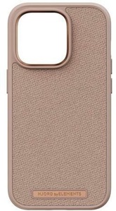 Njord by Elements, Njord by Elements - iPhone 14 Plus Tonal Case Hybrid Stoff Hülle (NA42JU12) - Pink Sand, 