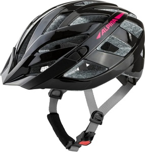 Alpina, Alpina Panoma 2.0 Helm schwarz/pink 2022 56-59cm Trekking & City Helme, Alpina Panoma 2.0 Velohelm - black-pink gloss (Grösse: 56-59)