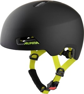 Alpina, Alpina Hackney black-neon-yellow matt Velohelm schwarz, Alpina Kinder Hackney Fahrradhelm