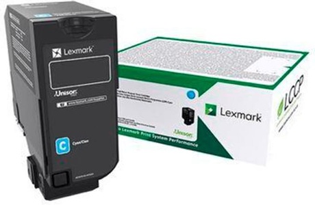 Lexmark, Lexmark Rückgabe Toner CS720 CS725 CX725 74C2SC0 Original Cyan 7000 Seiten, Lexmark Toner, blau, return, 74C2SC0, (7'000 Seiten)
