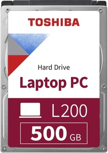 Toshiba, Toshiba L200 Slim 500Gb 2.5´ Sata (Bulk) HDD Intern, TOSHIBA Interne Festplatte L200 HDWK105UZSVA 500 GB Silber, Rot
