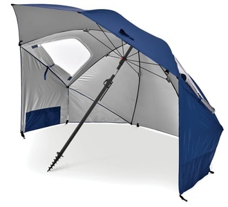 Sport-Brella, Sport-Brella Strandschirm Premiere XL Blau 243 cm, 