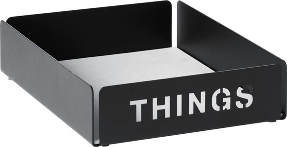 Trendform, Trendform Ablagekorb THINGS Schwarz, 1, XXXLutz Universalablage 14/4/18 cm , Gk3313 , Schwarz , Metall , 14x4x18 cm , 009137030801