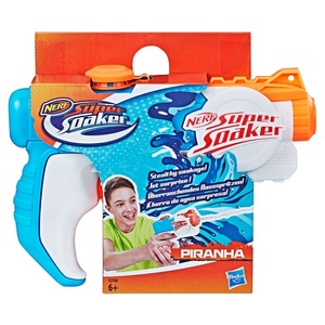 Hasbro, Super Soaker Piranha, Wasserpistole, Hasbro E2769EU5 - Nerf Super Soaker Piranha, Wasserpistole, 177 ml