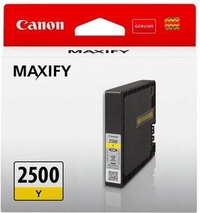 Canon, Canon - Tintendruckerpatrone Gelb, Canon Tintenpatrone, gelb, PGI-2500Y, (700 Seiten)