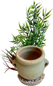 Sydeco, Sydeco Garden Plants Air Diffusor Sydeco (Fische , Aquariumsdeko , Künstliche Pflanzen) 250 GR, Sydeco Dekoration Air Diffuser Jar Plant, 35 x 12 x 12 cm