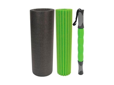Mts Sportartikel, Schildkroet Fitness 960039 - Massage Roller Set 3in1 Massage, Faszienrolle, Schildkröt-Fitness Massagerolle »Faszienrolle Schildkröt Fitness«, (Set, 3 tlg.)