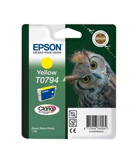 Epson, Original Tintenpatrone gelb Epson T0794, C13T07944010, Epson T0794 Original Tintenpatrone C13T07944010 Gelb