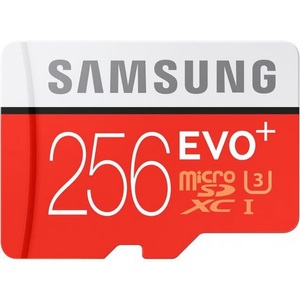 Samsung, Samsung 256GB EVO Plus Micro-SDXC TransFlash Speicherkarte UHS-I Class 10 U3 (MB-MC256GA/EU), Samsung Micro SDXC Evo+ Speicherkarte 256GB 100MB/s