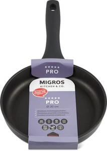 Cucina & Tavola, BRATPFANNE FLACH 20CM TITAN INDUKTION, Migros Kitchen & Co. Pro Bratpfanne