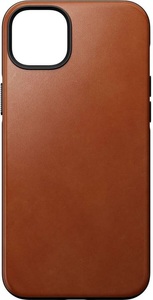 Nomad, Nomad - iPhone 14 Plus MagSafe Echtleder Hülle Rugged Case (NM01278085) - Hellbraun, Nomad Back Cover Modern Leather iPhone 14 Plus Hellbraun